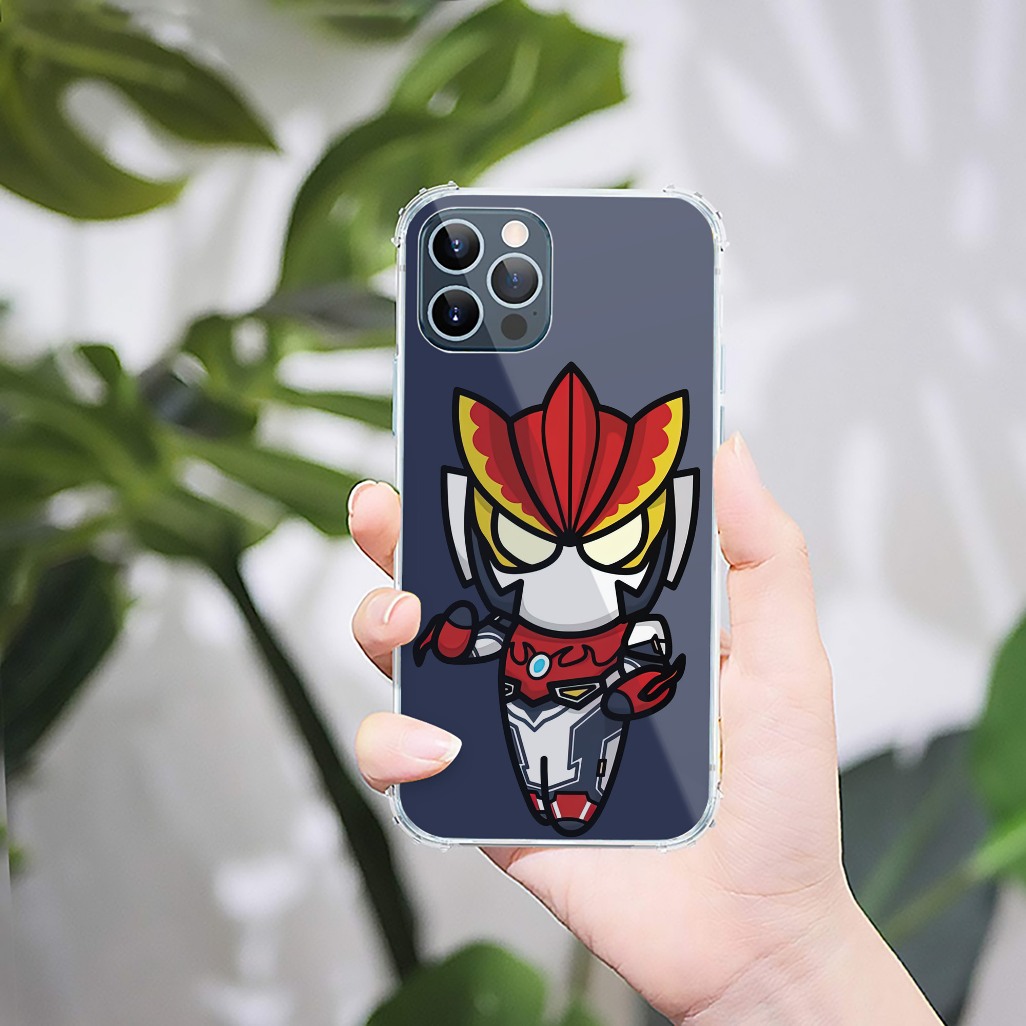 （画像用） ウルトラマン Ultraman 【iPhone 12シリーズ対応】透明スマホケース（クリアソフトケース）